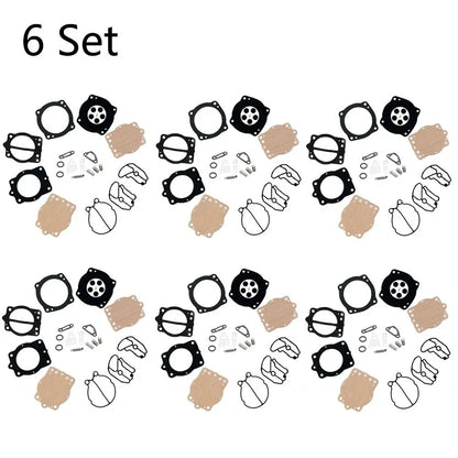 Set of 6 Carburetor Repair Kits for Kawasaki Keihin CDK-2 (750)