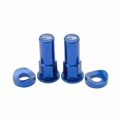 Rim Lock Nut/Spacer Kit Blue for Yamaha YZ125 (1974–2019) 19-9368-BLU