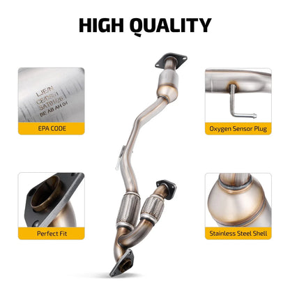 Rear Catalytic Converter for Infiniti JX35 (2013) QX60 (2014–2020) 3.5L