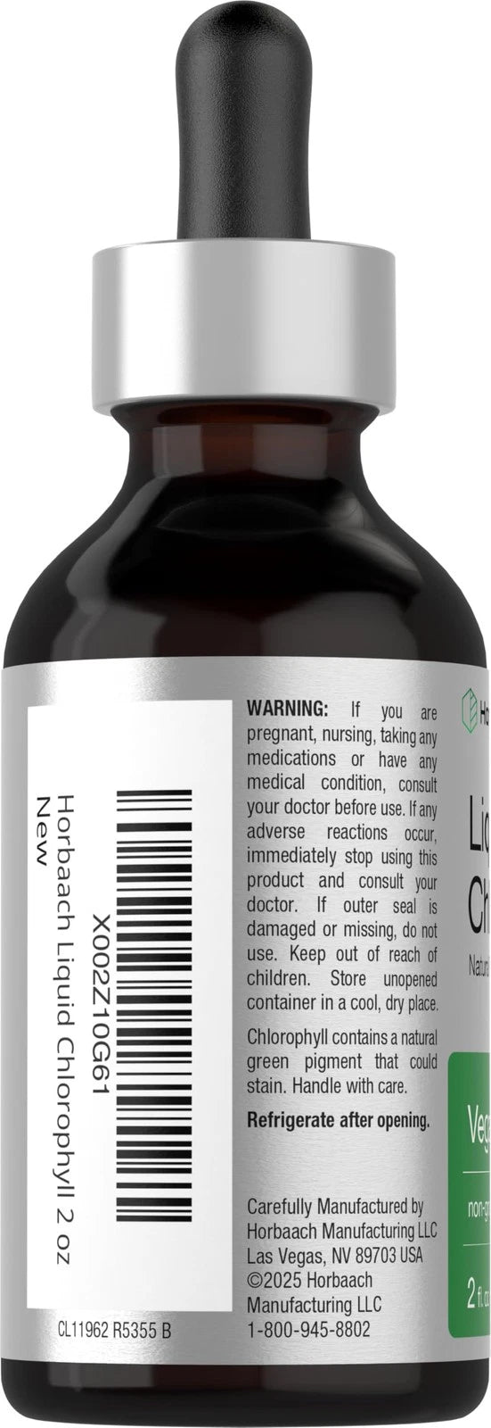 Liquid Chlorophyll Drops for Natural Use (2 fl oz)