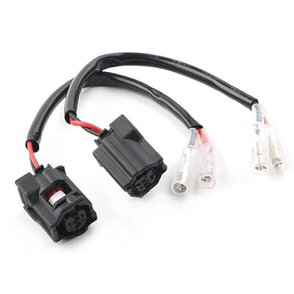 2pcs 2-Wire Turn Signal Connector Wire Harness for Yamaha MT10 (2016–2023)