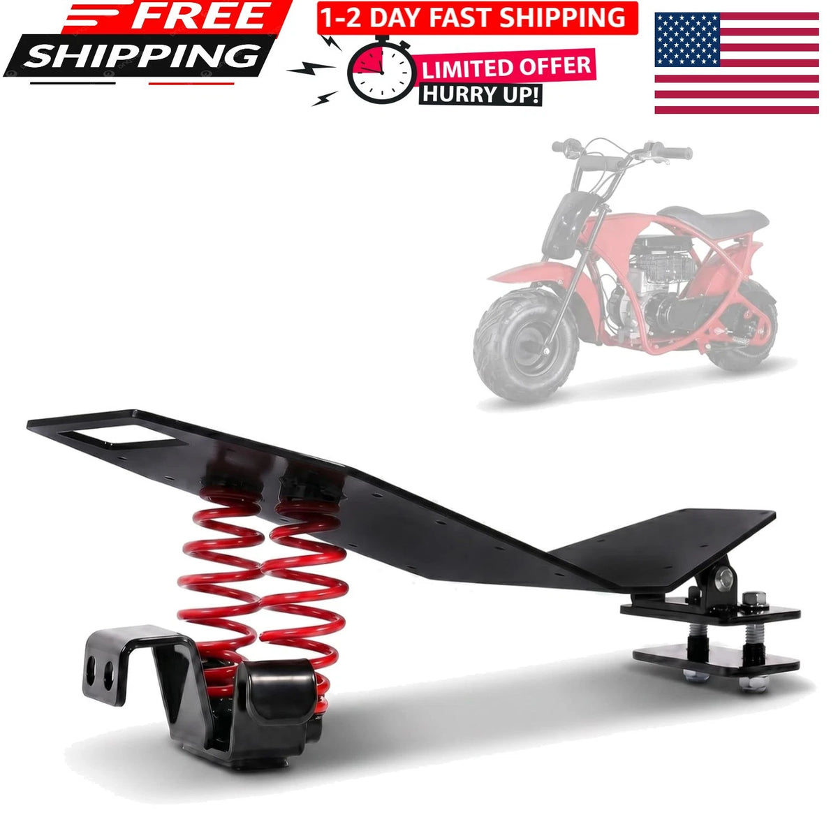 Mini Bike Seat Spring Suspension Kit for Coleman B100