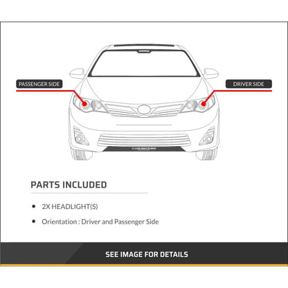 Pair Headlights for Subaru Impreza (2008–2011) PLX-M0-SR037-B101L, SU2502125, SU2503125