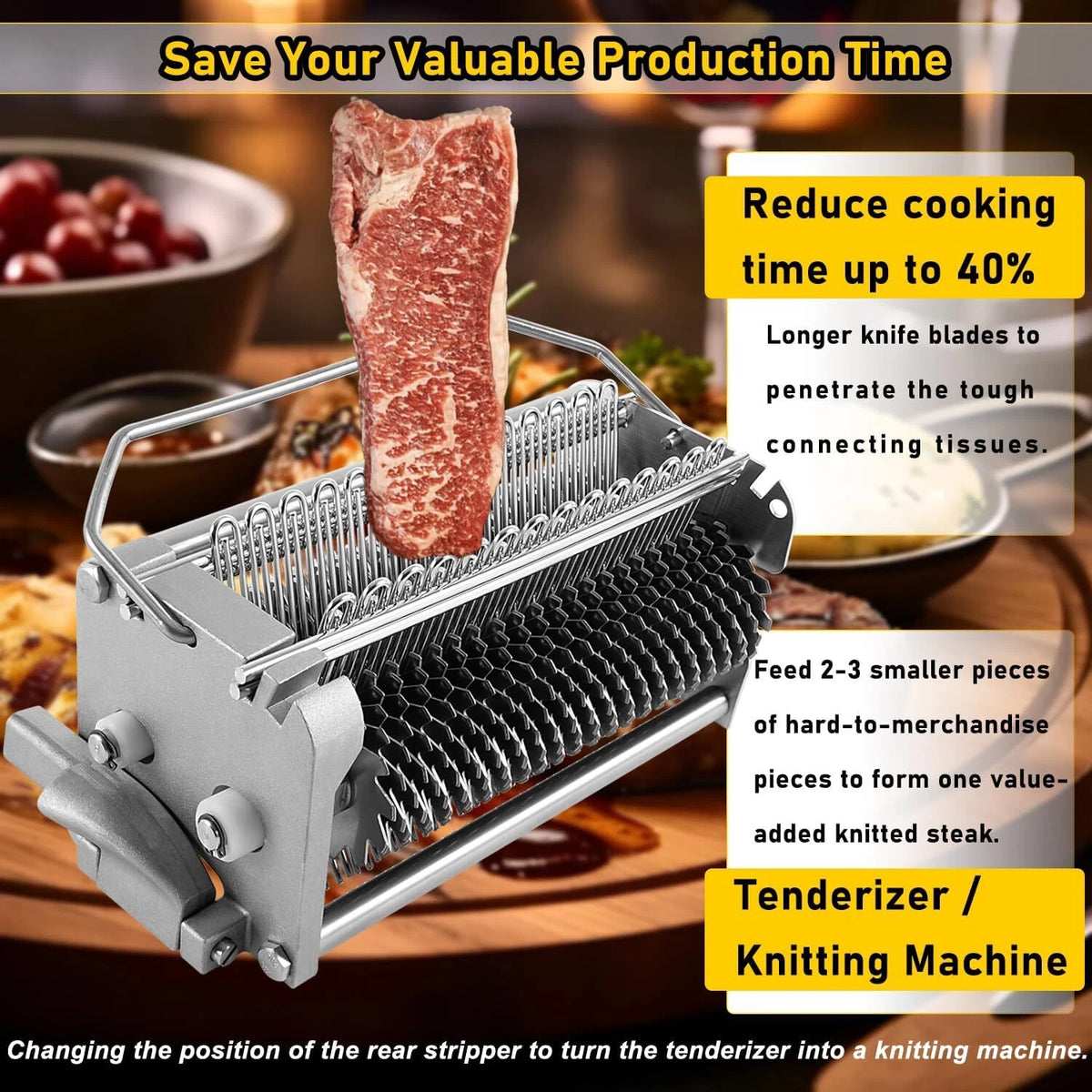 Complete Cradle Assembly with Safety Cover for Biro Tenderizer Pro 9