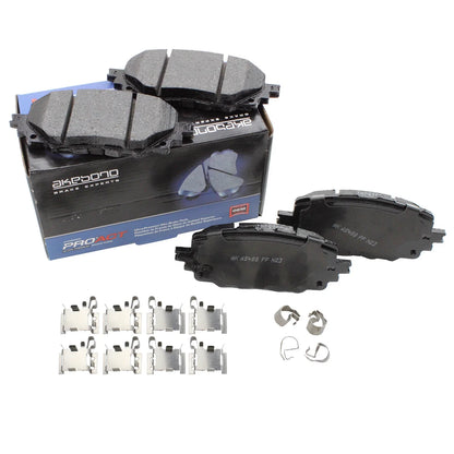 Set of 4 Akebono ProACT Front Disc Brake Pads for Mazda MX-5 Miata (2016–2019)