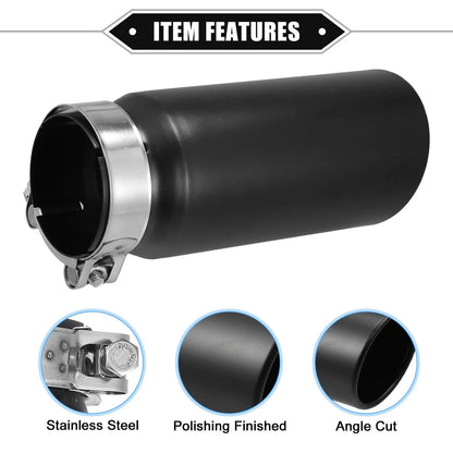 2.8" Inlet 8.5" Length Exhaust Tip Tailpipe for Toyota Tacoma (2005–2023)