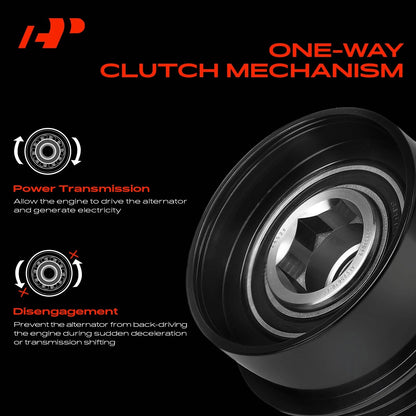 Alternator Clutch Pulley for Jeep Compass Dodge Journey (2007–2019) 535025610, 535028110, 920810