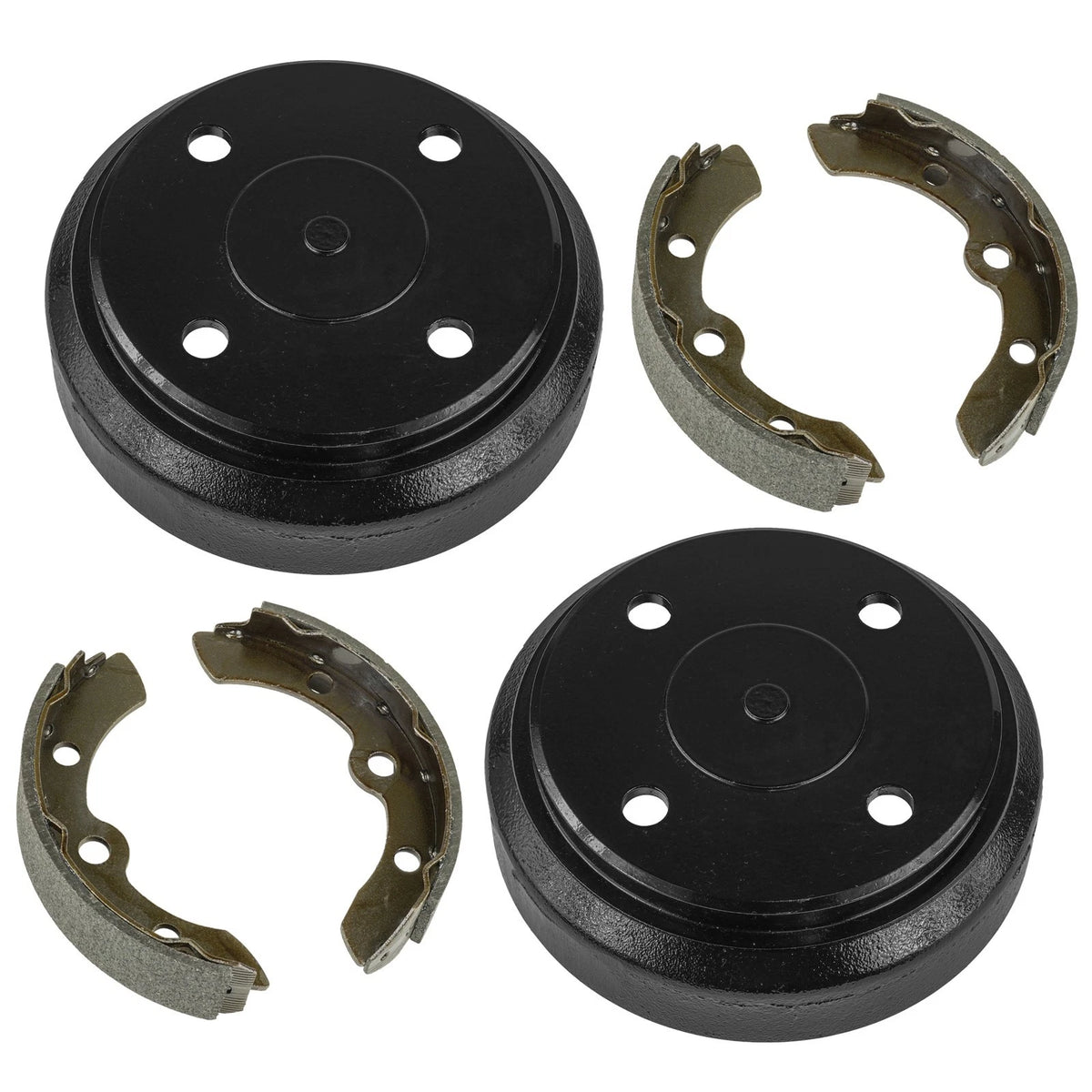 Brake Drum & Shoe for Club Car Carryall 1 / 6 (DR103, BS159, 101791101)