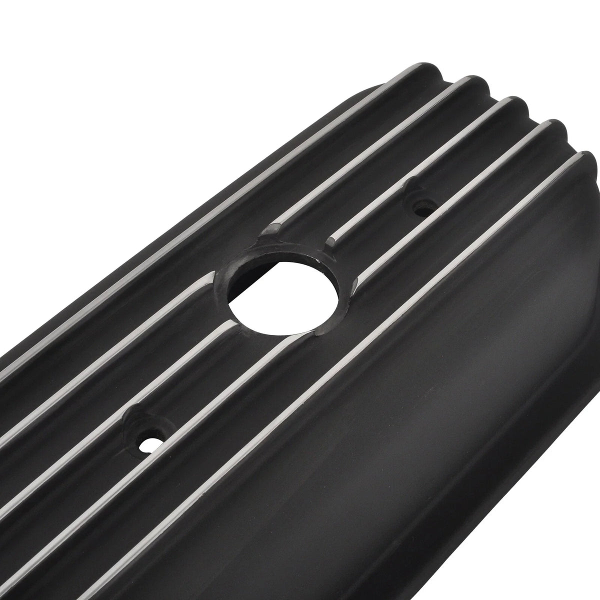 Black Short Valve Covers for Chevy 350 5.0L 5.7L (1987–1997)