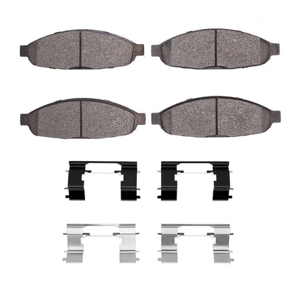 2X Brake Pad Set Front for Chrysler Pacifica (2004–2008) 2551-0997-01