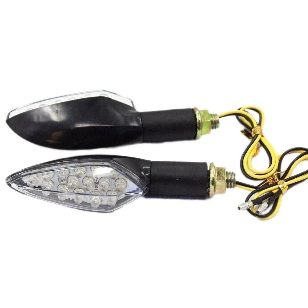 4X LED Turn Signal Indicator Lights for Motorcycle (12V)