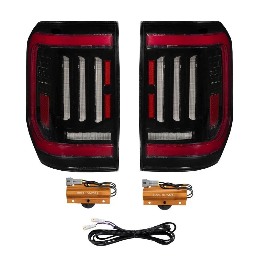LED Tail Lights Sequential Front for Ford Maverick (2022–2024) Red Lens