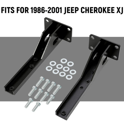 2Pcs Rear Bumper Brackets for Jeep Cherokee XJ (1986–2001)