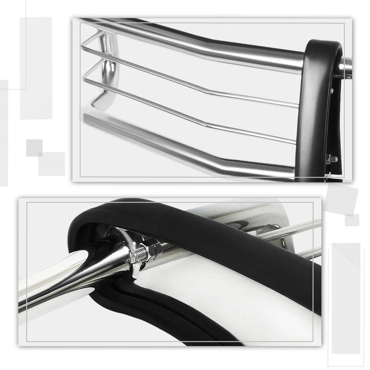 Chrome Brush Grill Guard for Dodge Ram 1500 Sport (1999–2001)