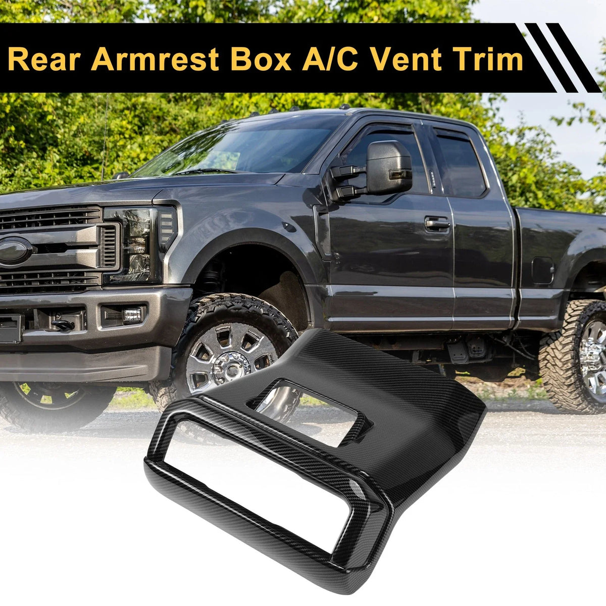 1 Pcs Rear A/C Outlet Vent Trim for Ford F-150 (2021–2024)