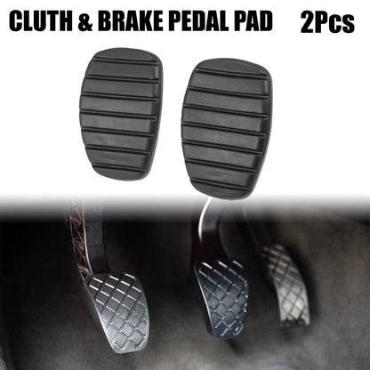 2X Anti-Slip Clutch Brake Pedal Covers for Nissan Kubistar X80