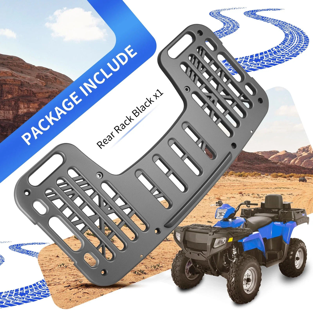 Rear Rack for Polaris Sportsman 335 1999-2000, 400 2001-2003 (2670174-070)