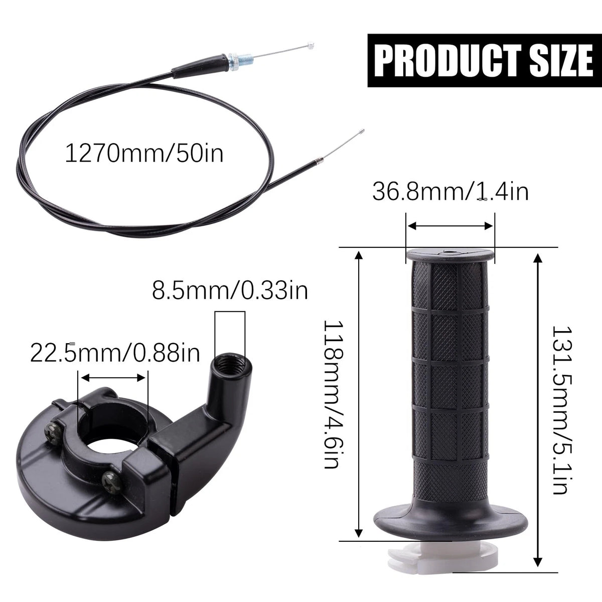 Throttle Cable Assembly Kit for Coleman CT200U