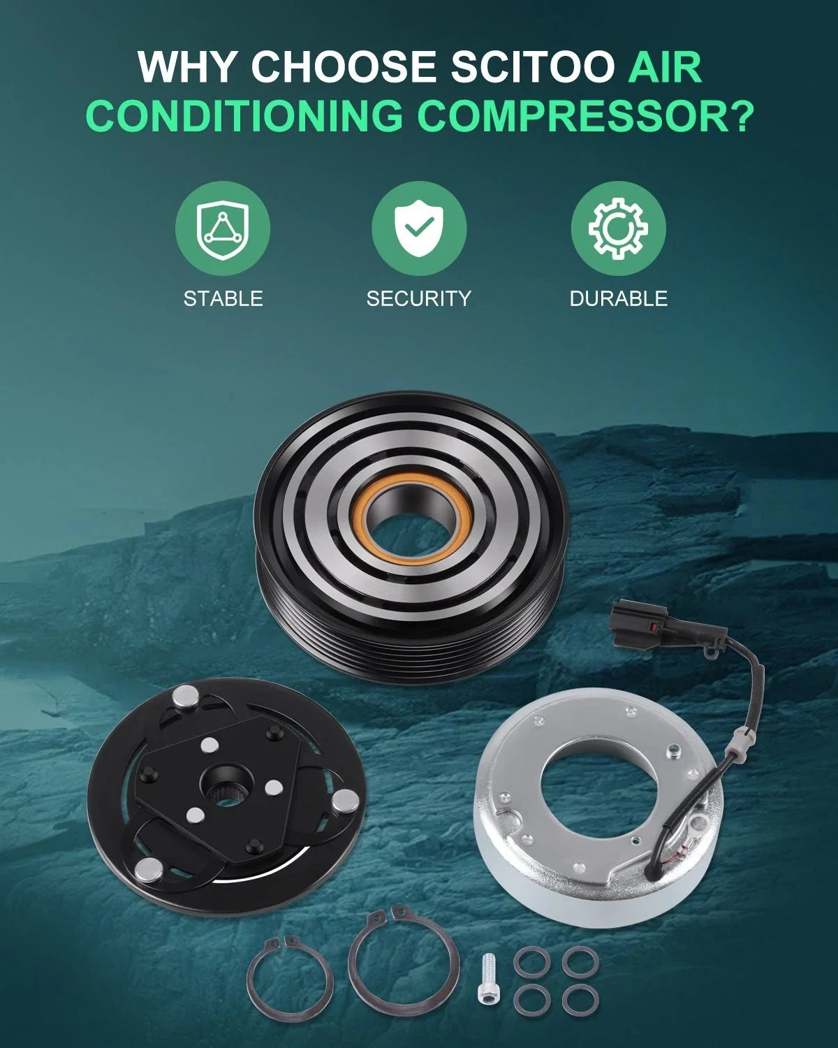A/C Compressor Clutch for Subaru Forester Impreza XV Crosstrek (2011–2013)