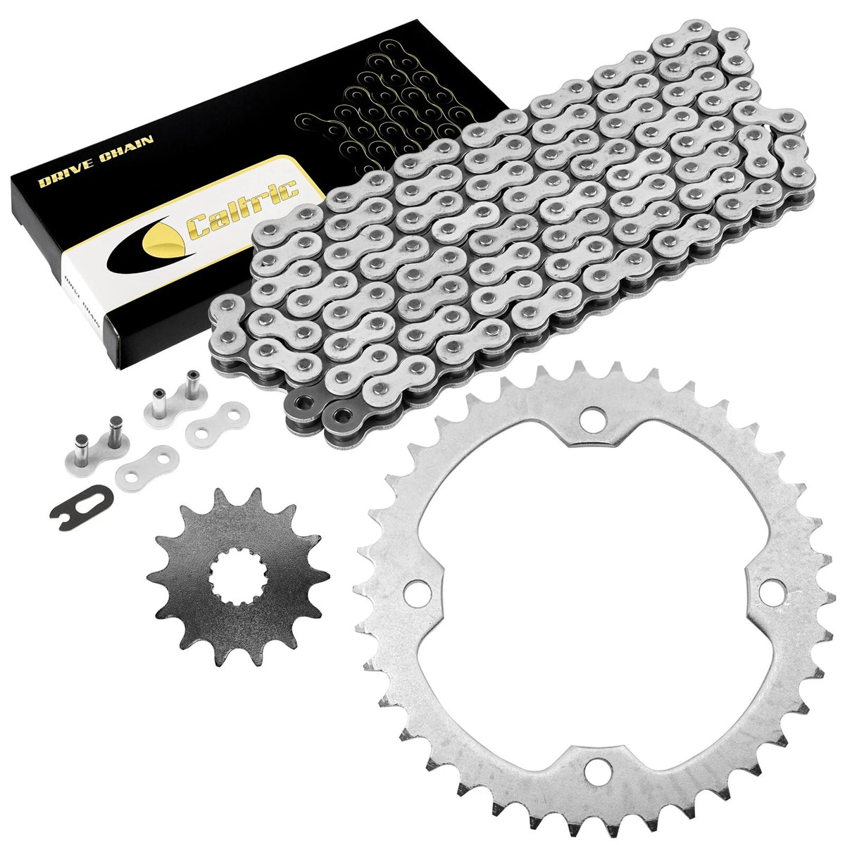 Drive Chain & Sprockets Kit for Yamaha YFZ450 YFZ450V (2004–2013) EG2013CH107XO