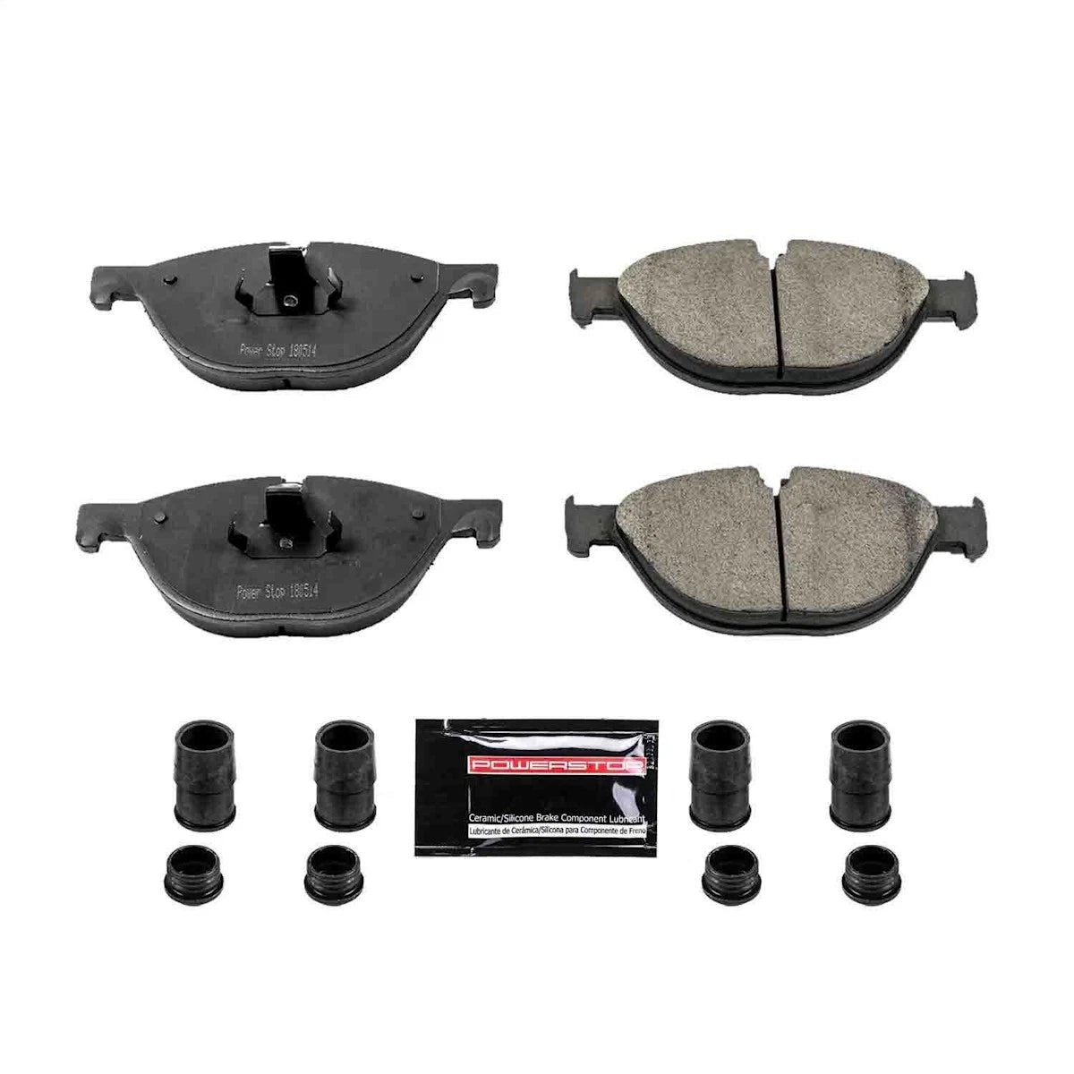 2X Powerstop Brake Pad Set Front for BMW 528i (2009–2019) Z23-1409
