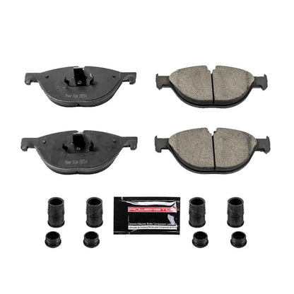 2X Powerstop Brake Pad Set Front for BMW 528i (2009–2019) Z23-1409