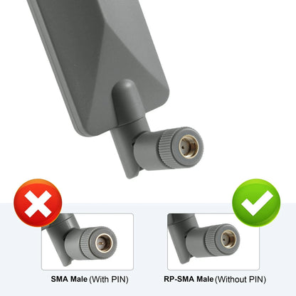 2X 9Dbi RP-SMA Male Antenna for Trail Game Camera