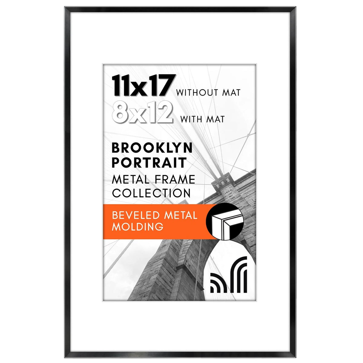 11x17 Metal Picture Frame for Americanflat (Use as 8x12 Frame)