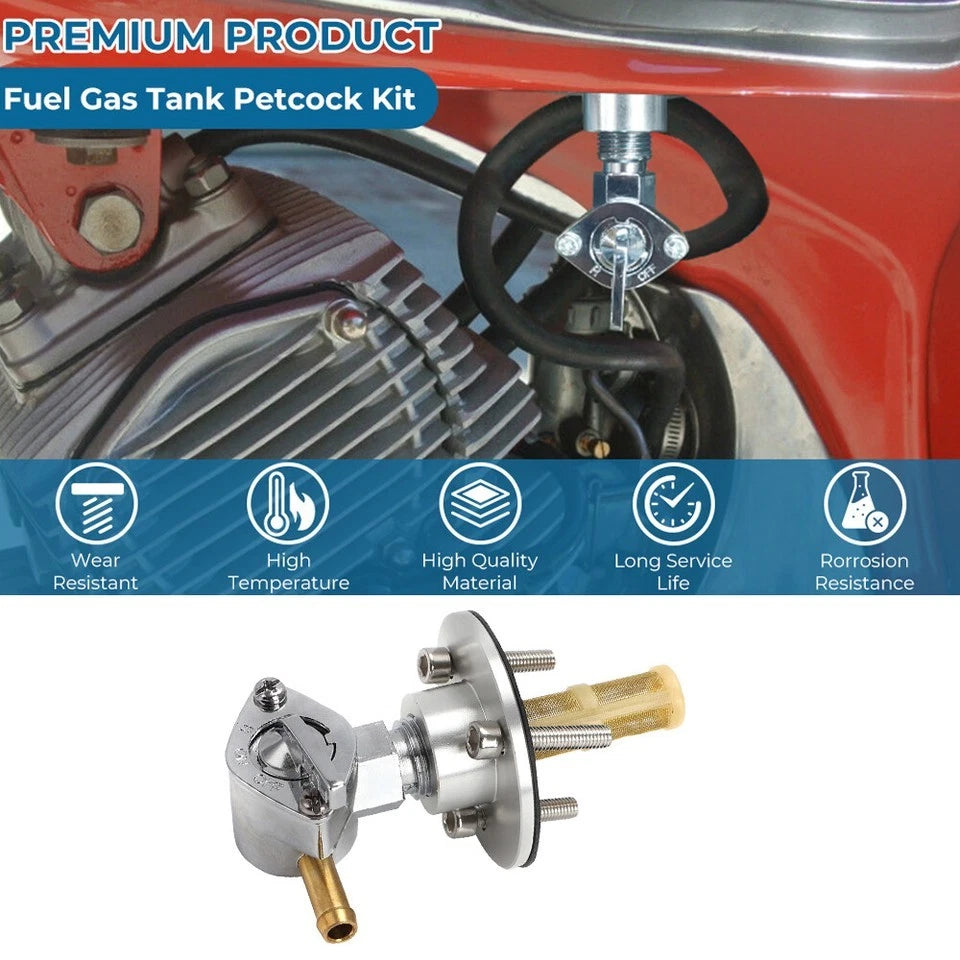 Front Fuel Petcock Valve Adapter Kit for Honda CA95 CA160 CA150