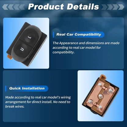 Front Driver Side Door Lock Switch 901-234 for Ford F-150 F-250 F-350 (1991–1996)