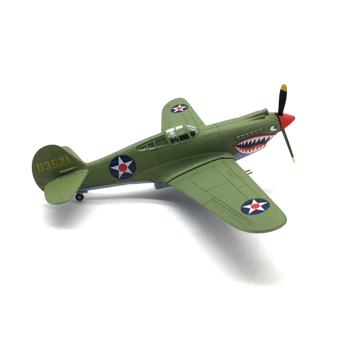 1/72 P-40 Fighter Alloy Model for American Aircraft (No Part Numbers)