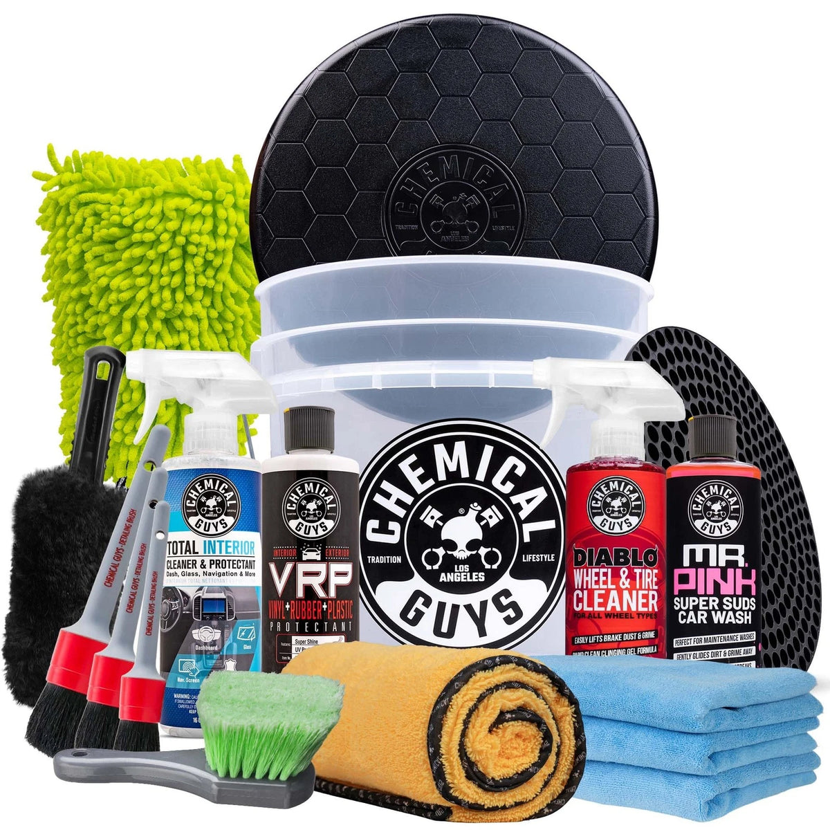 Car Detailing Kit (Pack of 17) - 3.76 Fl Oz