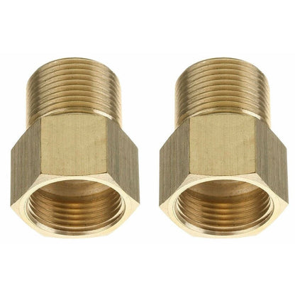 2X Quick Pressure Washer M22 15mm Male to M22 14mm Female Fitting