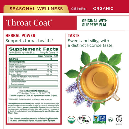 Set of 6 Organic Seasonal Care Tea 16 Count