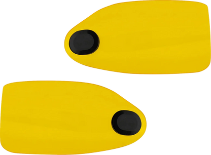 Klock Werks Flare Handguards for Harley-Davidson (Cable Clutch, Yellow)