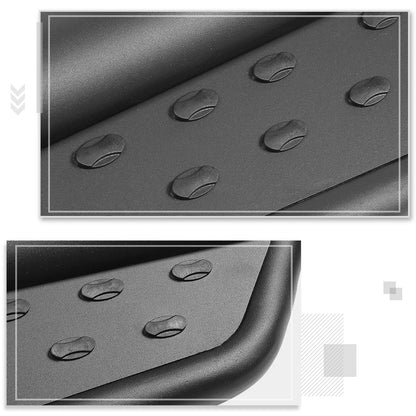 Set of 2 Round Tubing 3" Side Step Nerf Bars for Ford F150 Crew Cab (2015–2020)
