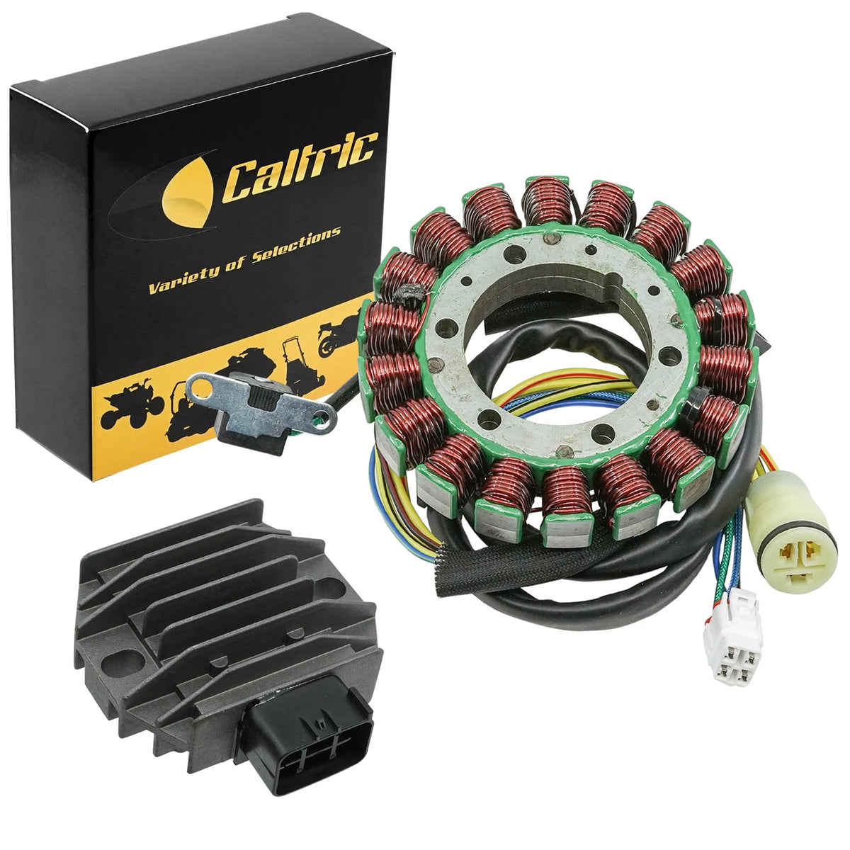 Stator and Regulator Rectifier for Yamaha Grizzly 400 YFM400 2007-2008 SC4801ST103DM