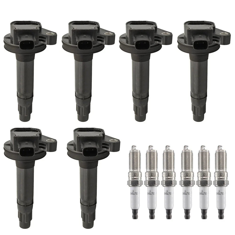 6X Ignition Coils + 6X Iridium Spark Plugs for Mazda CX-9 (2007–2015)