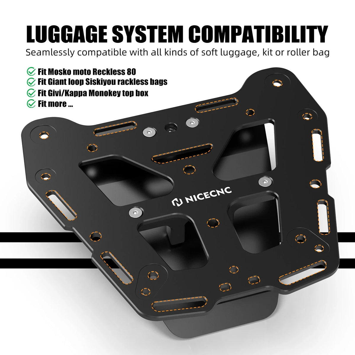 Rear Luggage Rack Plate Kit 59500836 for Harley Sportster S (2021–2024)