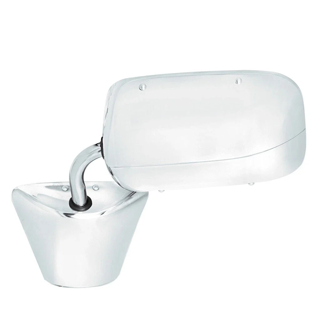 Exterior Door Mirrors Pair Stainless Steel Replacement for Chevy GMC Van (1978–1991)