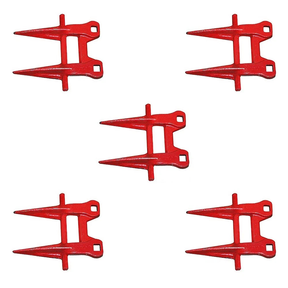 Set of 5 Cutter Bar Guards for Combine Grain Head (828025C1)