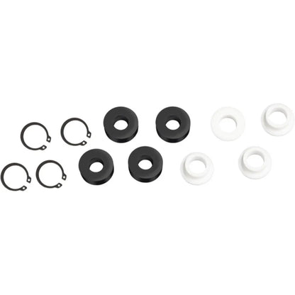 Deck Height Kit for Lawn Mower (Set of 4 Bushings, 4 Snap Rings, 4 Shock Bushings)