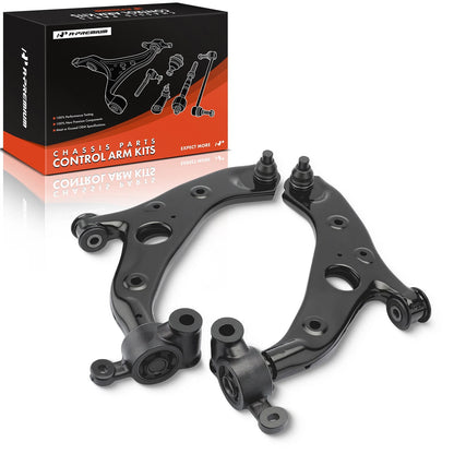 2X Front Lower Control Arm & Ball Joint Assembly for Mazda 3 (2004–2023) - B45A34350D, B45A34350E, B60S34350, B60S34350B, B60S34350D, B60S34350E, B60S34350F, BPN734350A, BPN734350B, BPN734350C, BPN734350D, B60S34300G