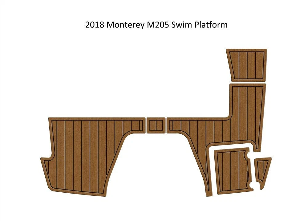 EVA Foam Teak Deck Flooring Mat for Monterey M205 (2018)