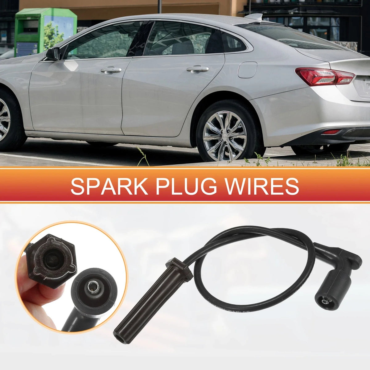 6pcs Spark Plug Wire Ignition Coil Cable No. 89018131 for Chevrolet Uplander (2005–2008)