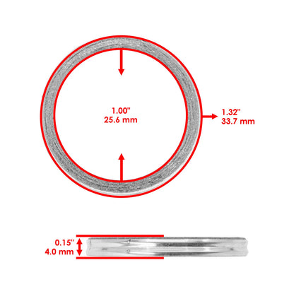 Exhaust Gasket Seal for Polaris Predator 90 (2003–2006) MG110AA1004, 0450122