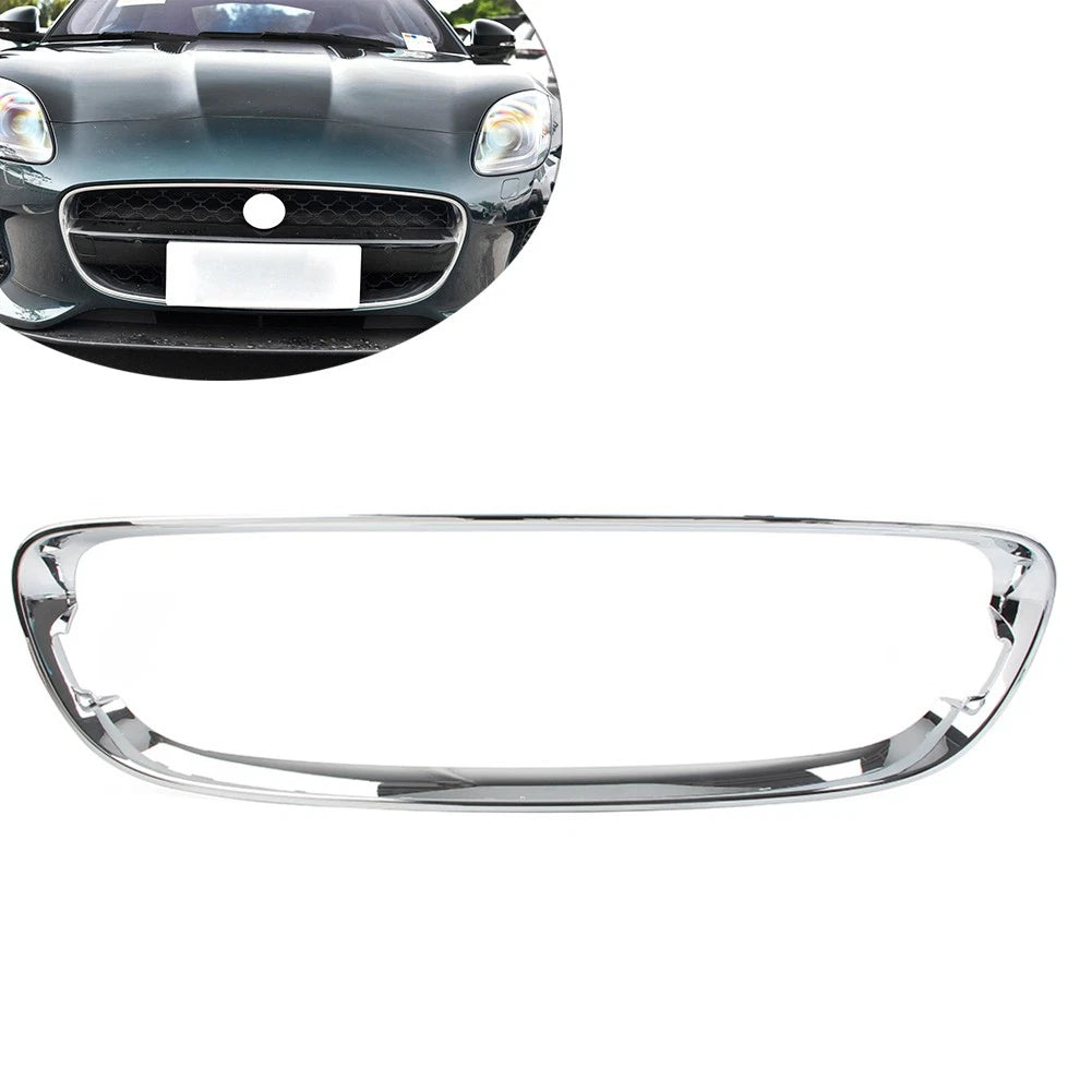 Front Bumper Grille Surround Molding Chrome for Jaguar F-Type (2014–2017)