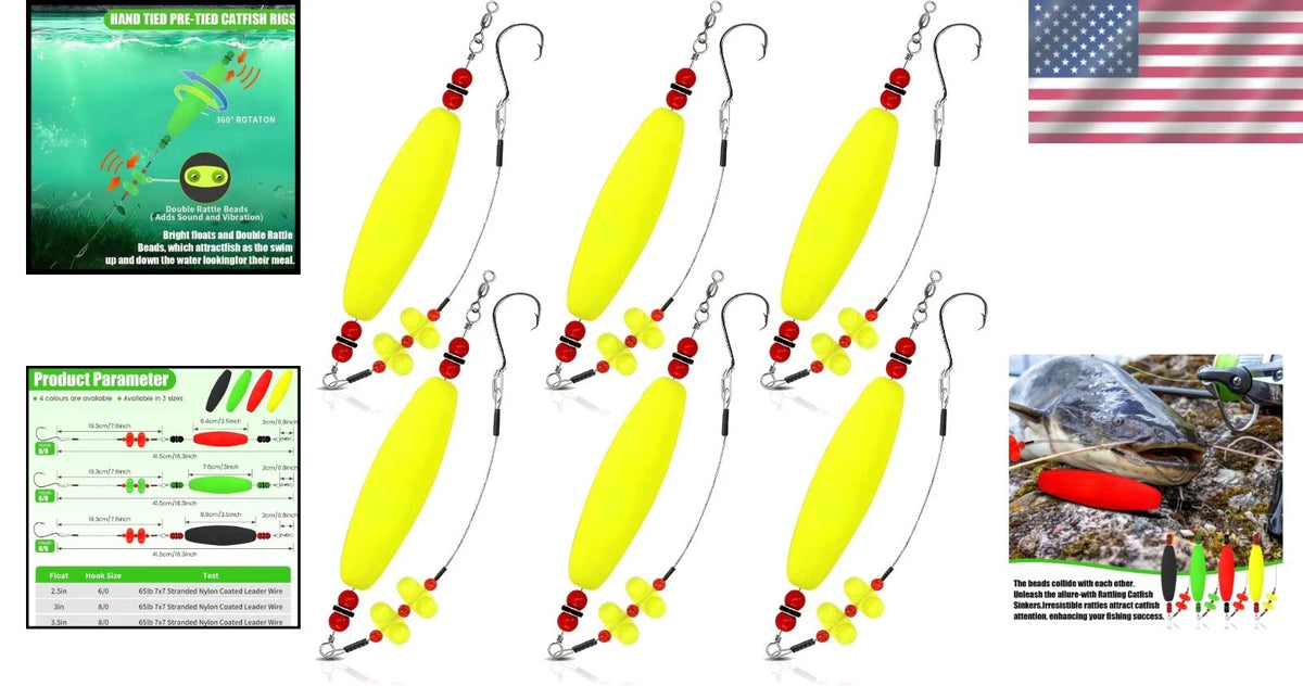 Santee Rig Catfish Float Kit for Universal Use (No Specific Years)