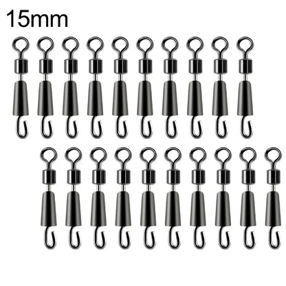 20X Quick Change Fishing Connectors for Carp (14-16 mm) Tackle Set