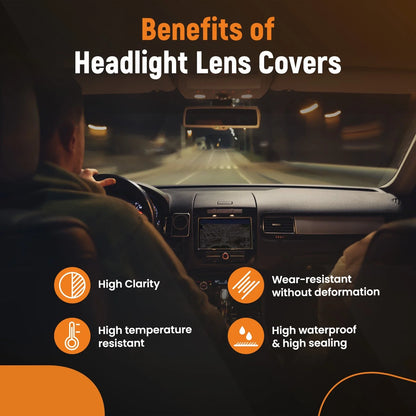 Headlight Lens Cover Shell for BMW 3 G20 (2019–2021) 63118496149 Pair